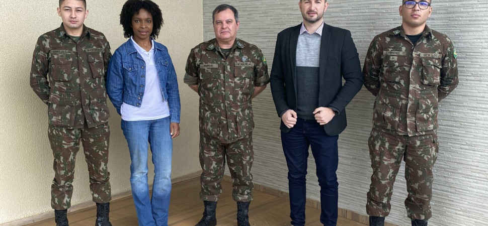 Vitorino recebe visita técnica na Junta Militar