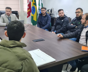 Reunião entre prefeituras de Vitorino e São Lourenço do Oeste aconteceu para adequações no Contorno Leste