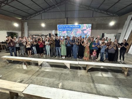 Mais de 5 milhões em asfalto para a comunidade Santo Antônio, em Vitorino