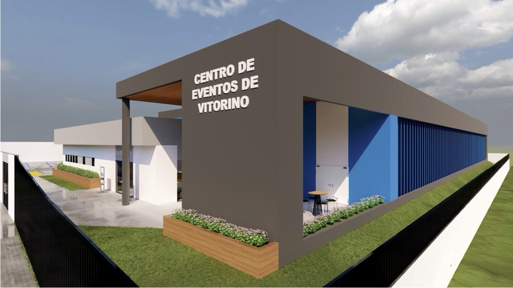 Vitorino recebe projeto do novo Centro de Eventos através de parceria com a Unioeste, no programa Projetek