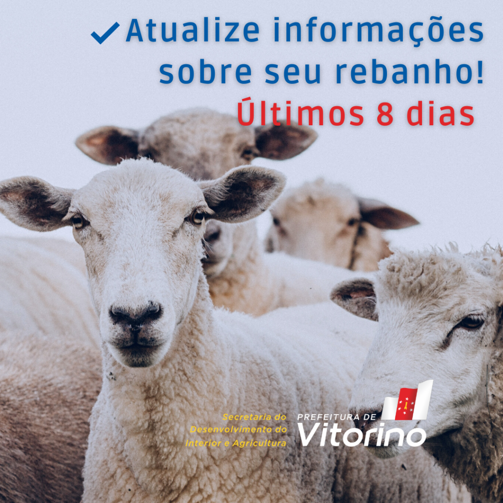 Atualize as informações sobre o seu Rebanho até dia 30