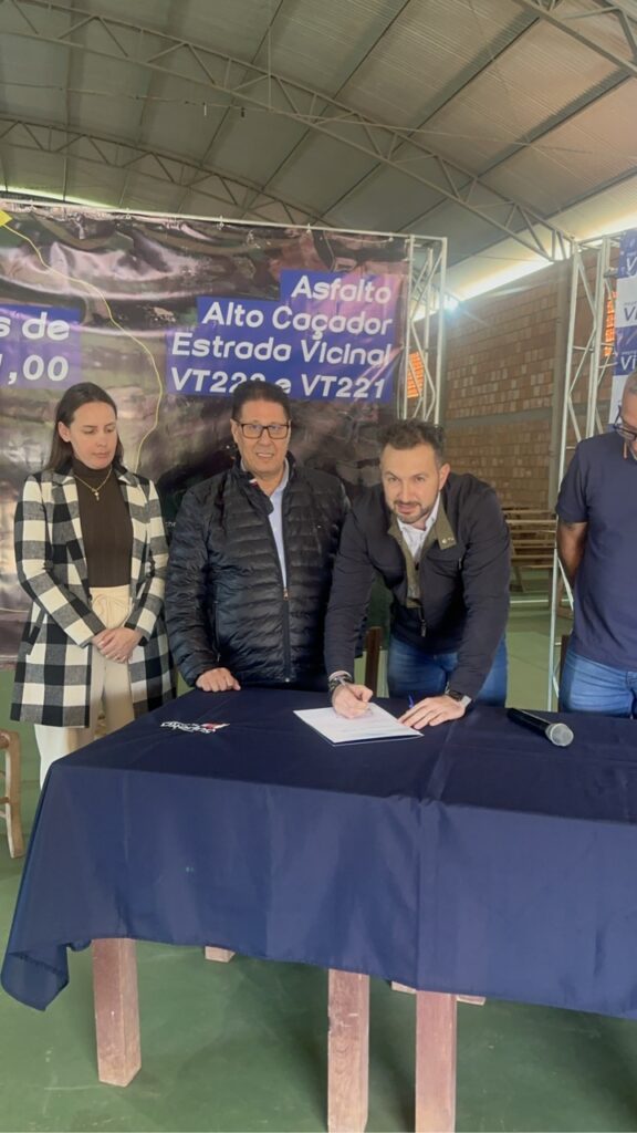 Autorizado Asfalto para Comunidade Alto Caçador