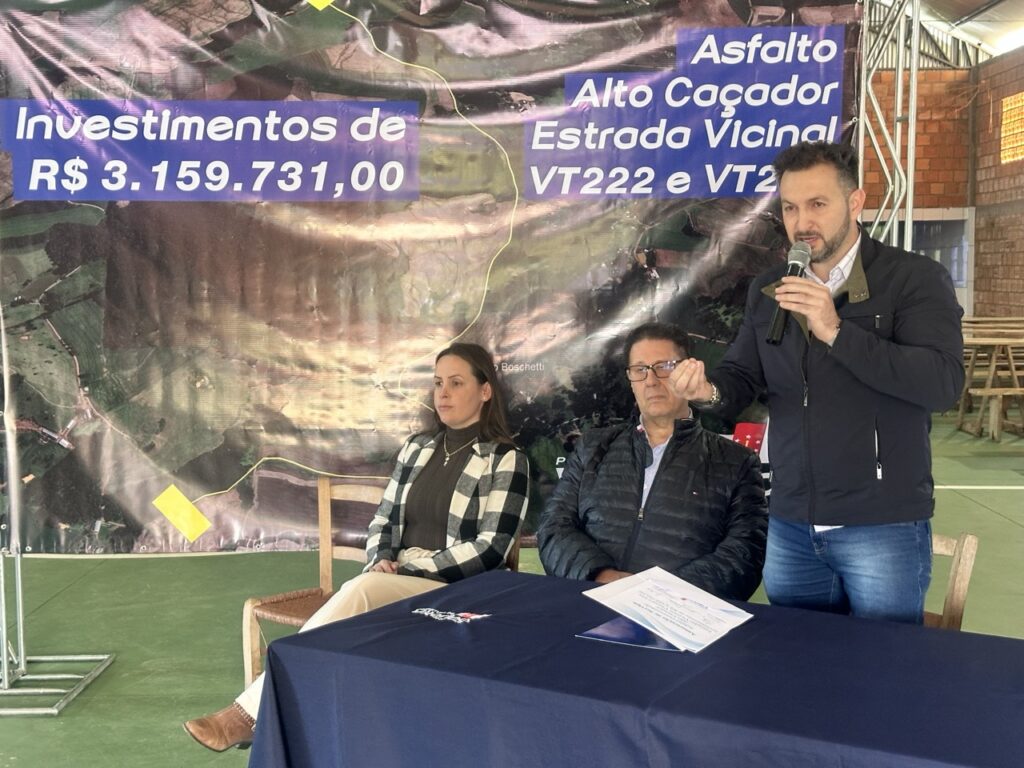 Autorizado Asfalto para Comunidade Alto Caçador