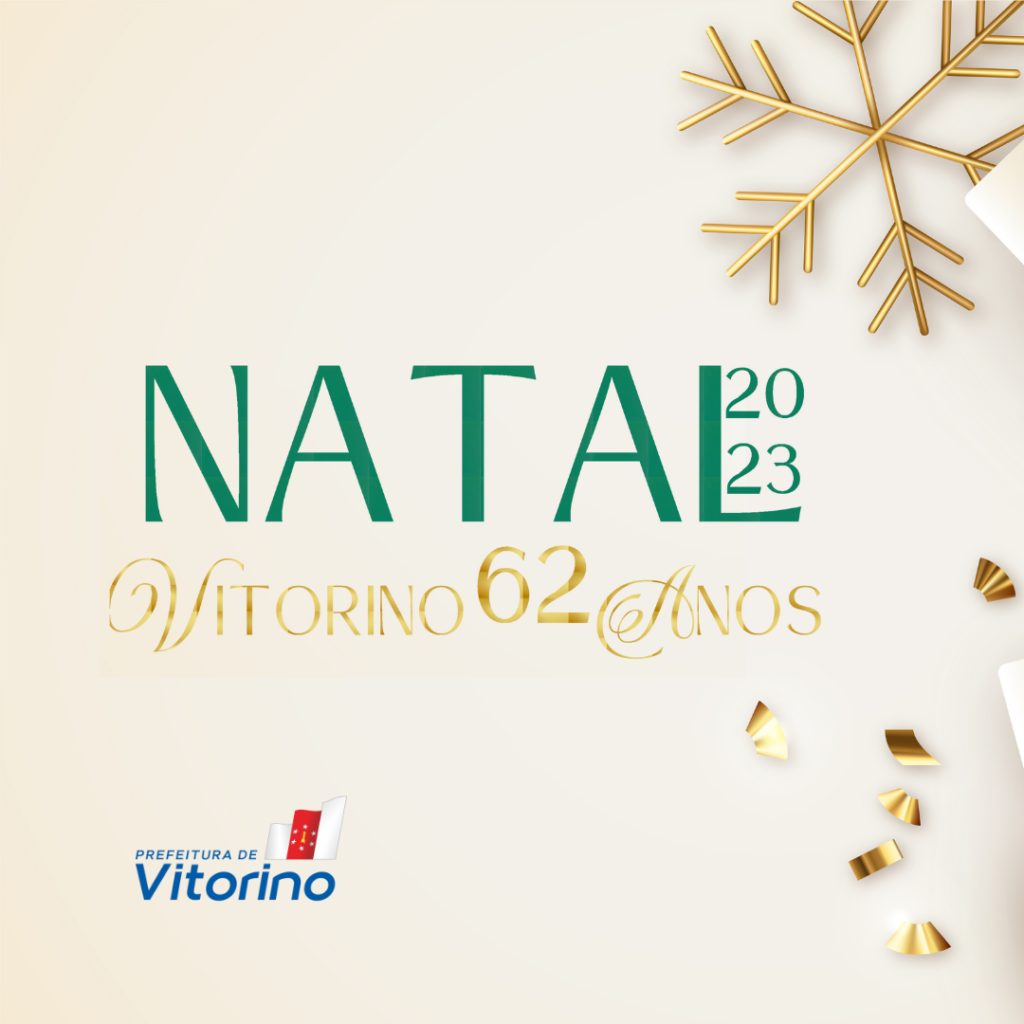 Município de Vitorino lança sua programação natalina de 2023