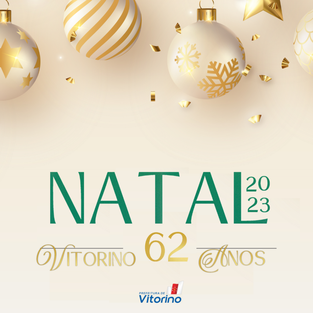 Município de Vitorino lança sua programação natalina de 2023