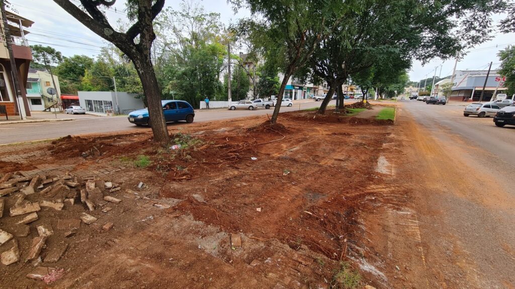Obra de revitalização da Avenida Brasil Argentina passa por fiscalização do CREA-PR