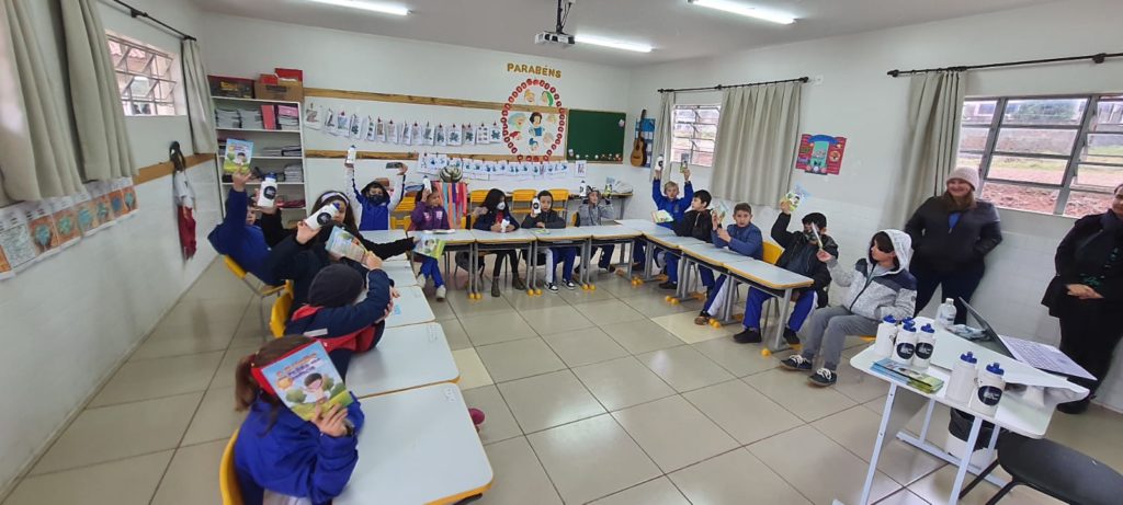 Temas de saúde pública são abordados em oficinas com alunos da rede municipal em Vitorino