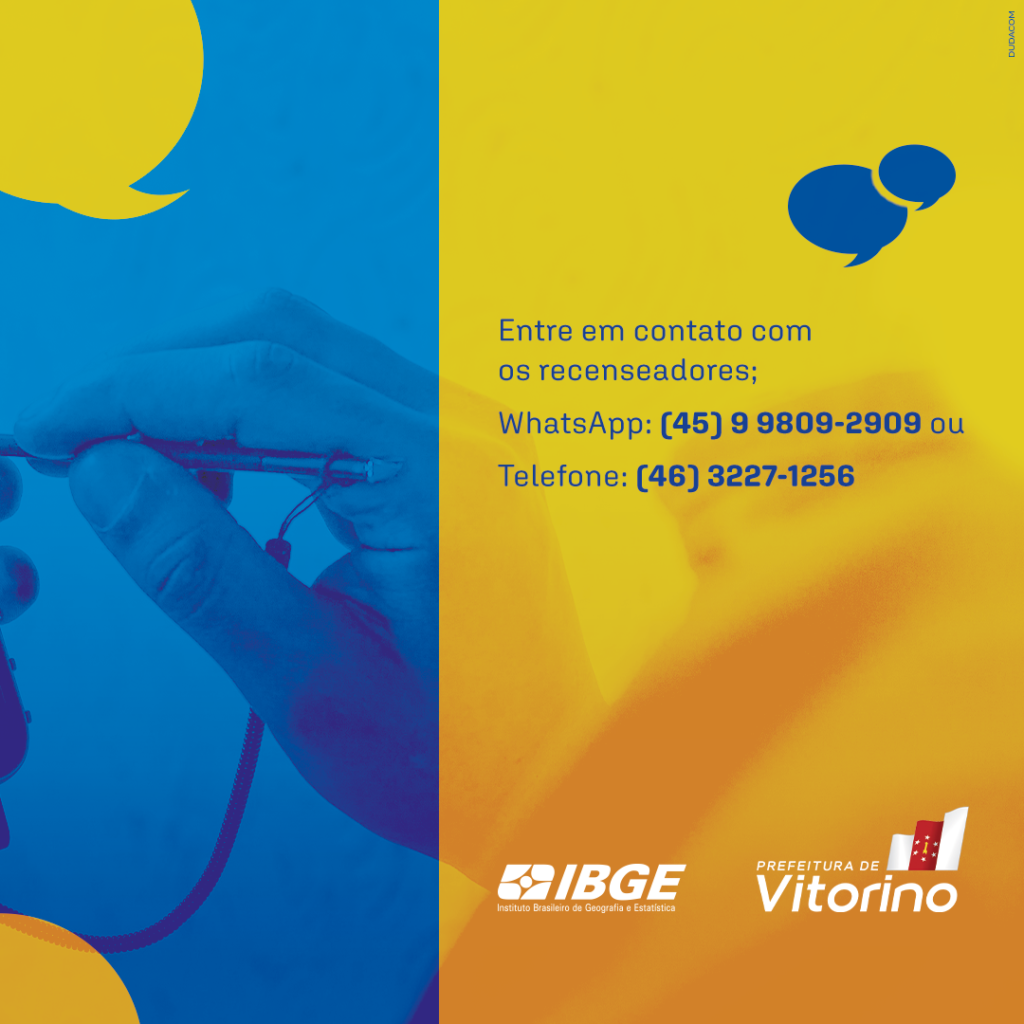 Vitorino lança campanha para reta final do Censo 2022