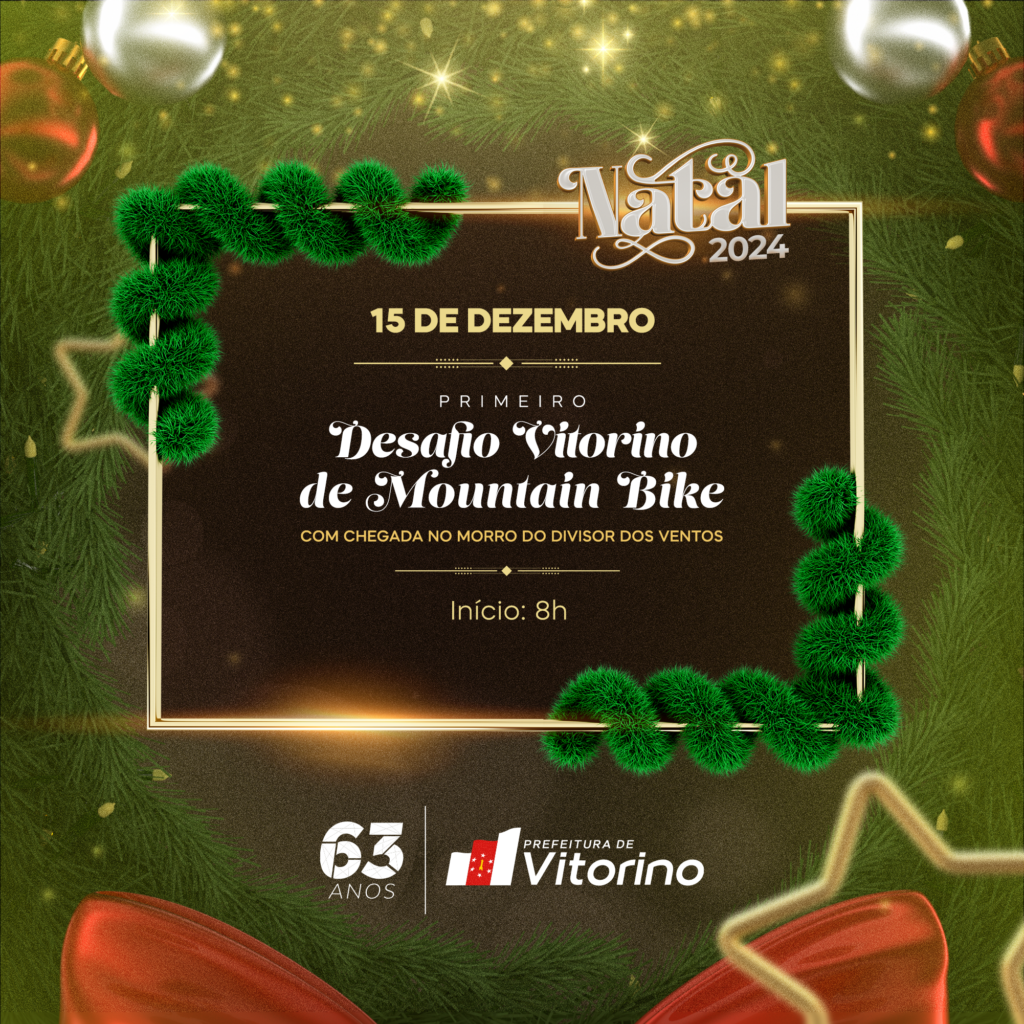 Vitorino lança sua programação de Natal de 2024